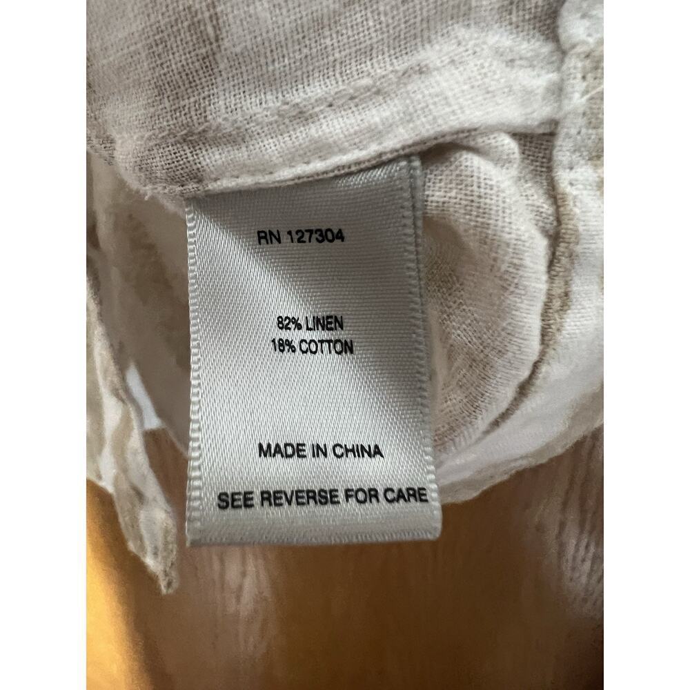 John Mark Wire Collar Zebra Print Button Front To… - image 4